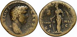 Münzen Römische Kaiserzeit Aelius, ... 
