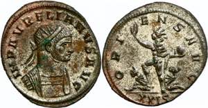 Münzen Römische Kaiserzeit Aulrelianus, ... 