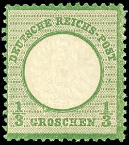 Deutsches Reich 1/3 Groschen großer Schild, ... 