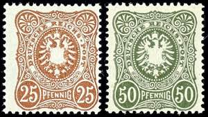 Deutsches Reich 3 Pfennig - 50 Pfennig, ... 