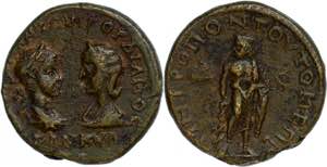 Münzen der Römischen Provinzen Moesian, ... 