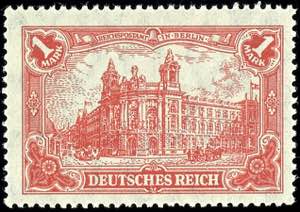 Deutsches Reich 1 M. Deutsches Reich rot, ... 