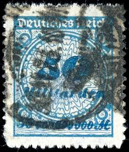 Deutsches Reich 50 Mrd. Kordeckelmuster, mit ... 