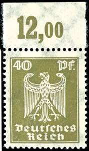 Deutsches Reich 40 Pfg Reichsadler, ... 