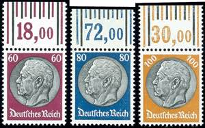 Deutsches Reich 3 Pfennig bis 100 Pfennig ... 