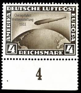 Deutsches Reich 4 RM Chicagofahrt, ... 