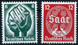 Deutsches Reich 6 Pfg und 12 Pfg ... 