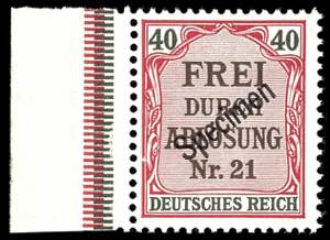Deutsches Reich Dienstmarken 40 Pfg ... 