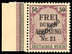 Deutsches Reich Dienstmarken 50 Pfg ... 