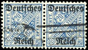 Deutsches Reich Dienstmarken 20 Pfg. ... 