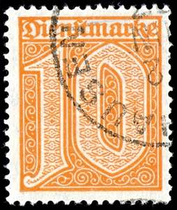 Deutsches Reich Dienstmarken 10 Pfg ... 