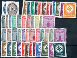 Deutsches Reich Dienstmarken 1934 - 1944, ... 