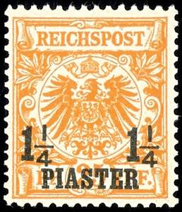 Deutsche Post in der Türkei 1 1/4 Piaster ... 