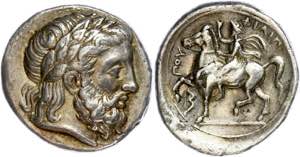 Makedonien Tetradrachme (14,43g), 355-349 v. ... 
