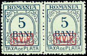 Rumänien Portomarken 5 und 10 B. ... 