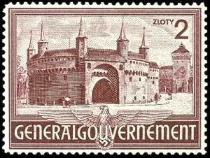 Generalgouvernement 1943, 2 Zloty Bauwerk ... 