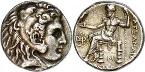 Makedonien Tetradrachme (16,72g), 315-311 v. ... 