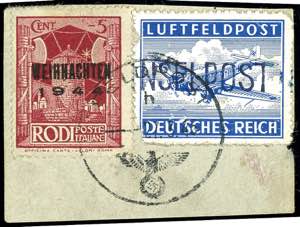 Feldpostmarken Weihnachtsmarke in Type III ... 