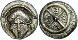 Thrakien Mesembria, Diobol (1,19g), 450-350 ... 