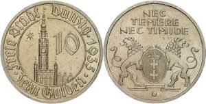 Münzen der deutschen Nebengebiete Danzig, ... 