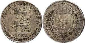 Frankreich Jeton (4,97g), 1583, Heinri III., ... 