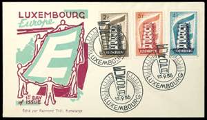Luxemburg 1946, 2 Francs - 4 Francs Europa, ... 