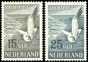 Niederlande 1951, 15 und 25 G. ... 