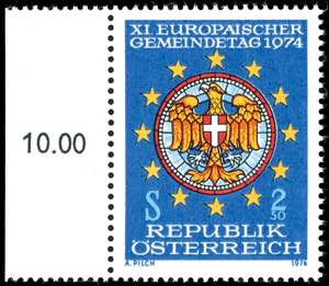 Österreich 1974, 2,50 Sch. unverausgabt ... 