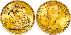 Grossbritannien Sovereign, Gold, 1963, ... 