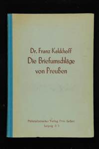 Literatur - Altdeutschland Kalckhoff, Fr., ... 