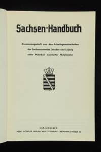 Literatur - Altdeutschland Sachsen-Handbuch. ... 
