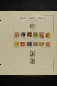 Bayern 1849 - 1920, gestempelte Sammlung mit ... 