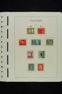Saargebiet 1920 - 1957, Sammlung ... 