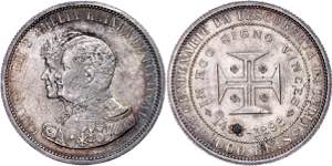 Portugal 1000 Reis, 1898, Carlos I., 400 ... 