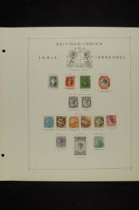 Indien 1854 - 1911, gestempelte Sammlung mit ... 