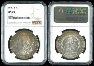 USA Dollar, 1880, San Francisco, KM 110. In ... 