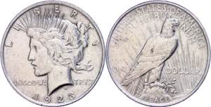 USA Dollar, 1923, Philadelphia, KM 150, kl. ... 