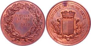 Medaillen Ausland vor 1900 Frankreich, Metz, ... 