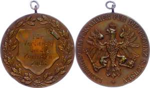 Medaillen Deutschland nach 1900 Sachsen, ... 