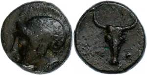 Troas Assus, Æ (1,41g), ca. 400-240 v. Chr. ... 