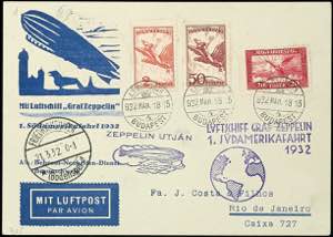 Zeppelinpost - Vertragsstaaten UNGARN: 1932, ... 