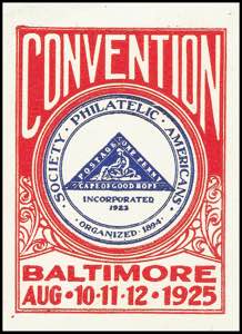 Vignetten 1925 Baltimore, Convention der ... 