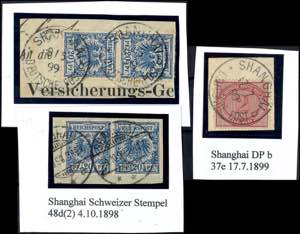 Deutsche Post in China - Vorläufer 2 Mark ... 