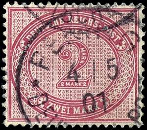 Deutsche Post in China - Vorläufer 2 Mark ... 
