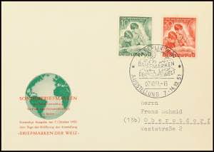 Berlin 10 Pfg und 20 Pfg Tag der Briefmarke ... 