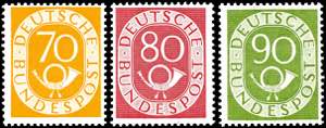 Bundesrepublik Deutschland 2 Pfg bis 90 Pfg ... 