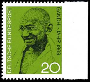 Bundesrepublik Deutschland 20 Pfg. Gandhi, ... 