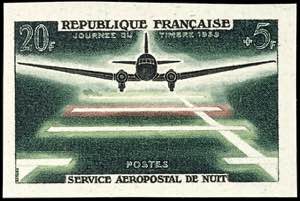 Frankreich 1959, 20 Fr. Tag der Briefmarke, ... 
