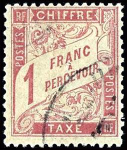 Frankreich Portomarken 1896, 1 Franken ... 