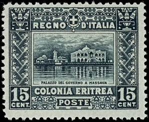 Italienisch Eritrea 1910, 15 c., Pracht, Mi. ... 